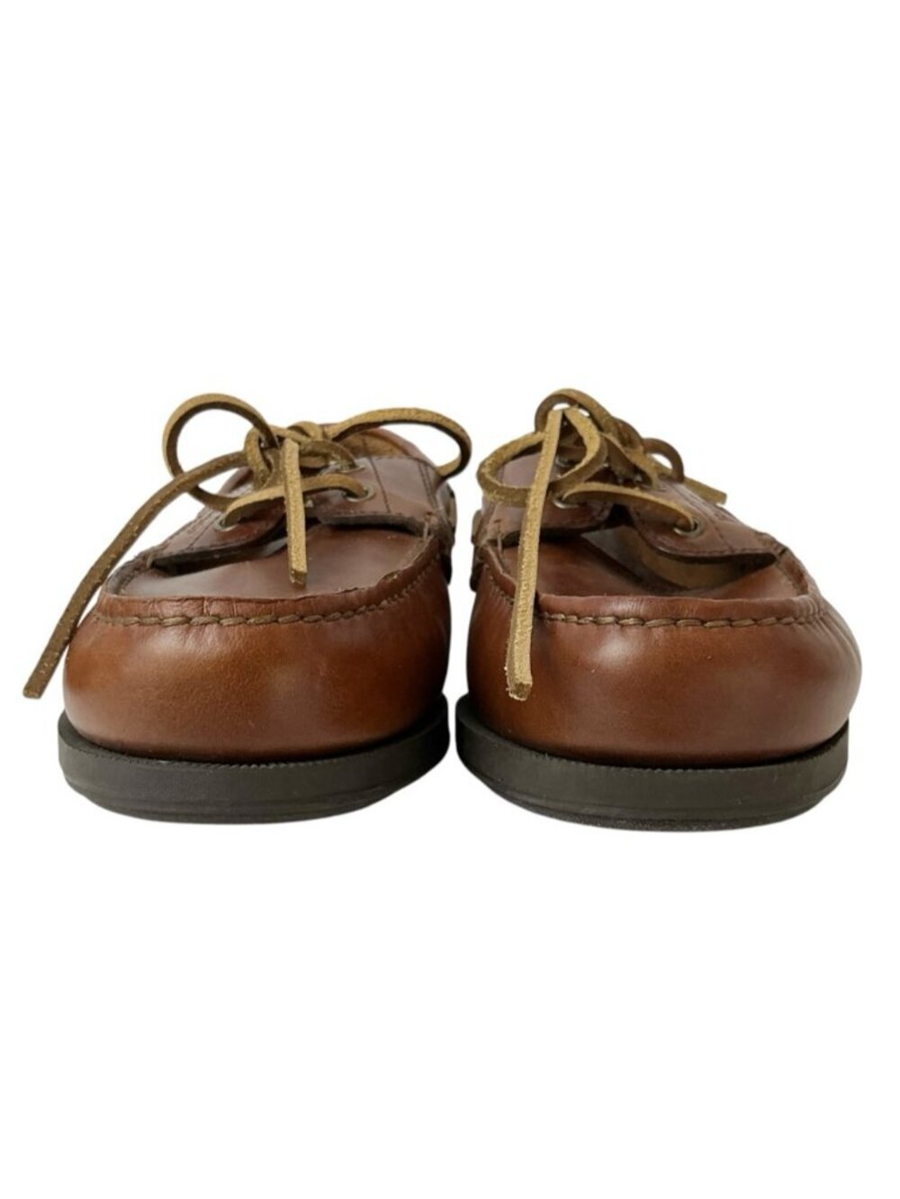 Bass Men’s Leather Boat Shoe Seafarer Dockside Loafer Size 8W - Picture 6 of 15